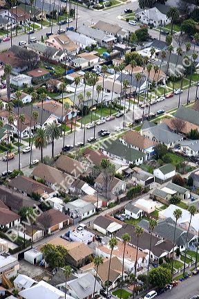 Housing in Los Angeles, California.