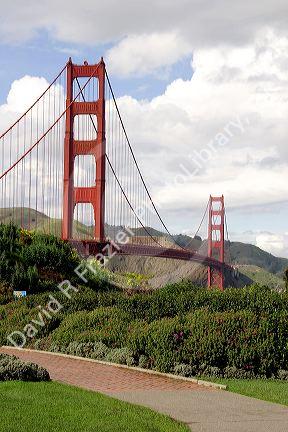 The Golden Gate Bridge, San Francisco, California.