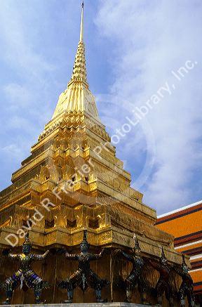 Chedis at The Grand Palace in Bangkok, Thailand.