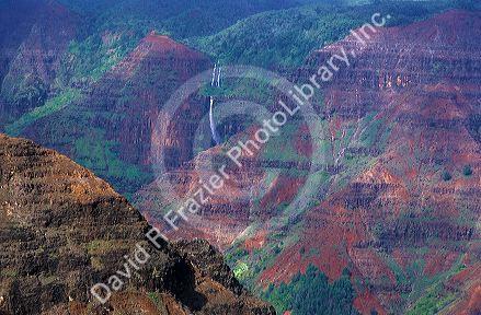 Waimea Canyon on the island of Kauai, Hawaii.