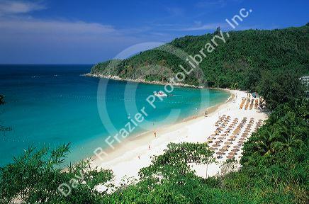 Beach scene on Phuket Island, Thailand.