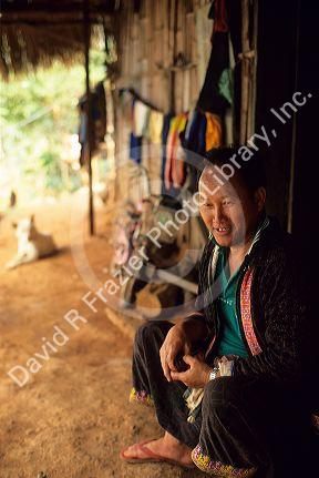 Hmong Hill Tribe man in Thailand.