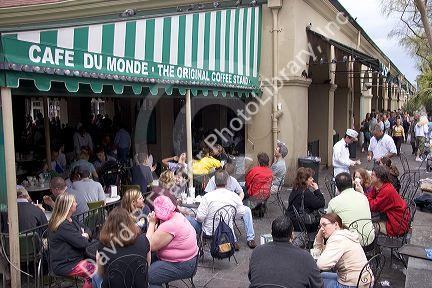 Cafe Du Monde in the French Quarter at New Orleans, Louisiana claims to be home of the coffee break.
