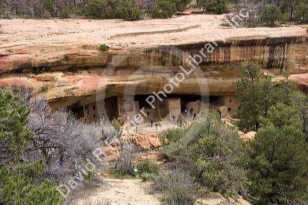 Cliff dwellings in Mesa Verde, Colorado.