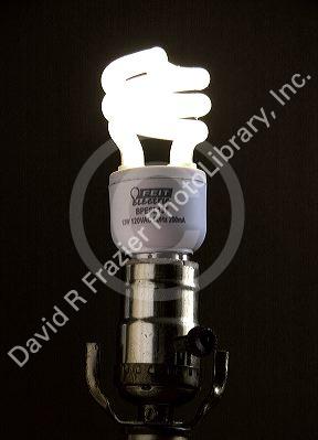 High efficiency low energy USA light bulb.