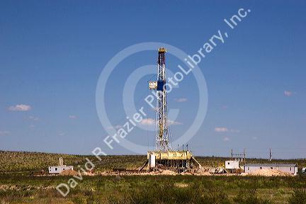 Oil rig near Brantley State Park in New Mexico.