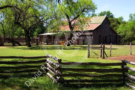 The Sauer-Beckman farm at the LBJ Park near Johnson City, Texas.