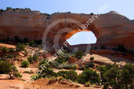 Wilson Arch south of Moab, Utah.