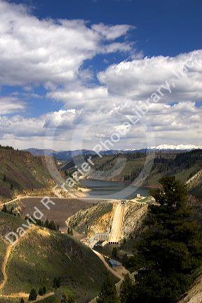 Anderson Ranch Dam on the South Fork of the Boise River in Idaho.
