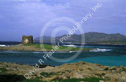 Ancient Fort of Stintino, Sardinia, Italy.