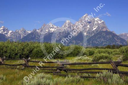 Teton Mountains, Wyoming.