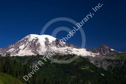 Mt. Rainier in Mt. Rainier National Park, Washington.