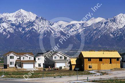 Housing construction in West Jordan, Utah.
