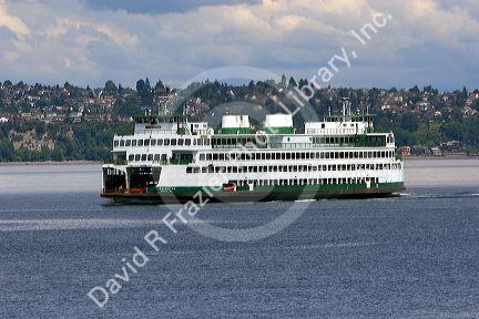 Washington State Ferry near Seattle in Puget Sound.