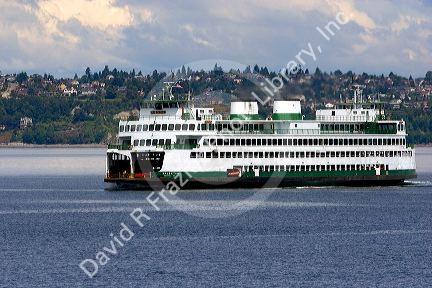 Washington State Ferry near Seattle in Puget Sound.