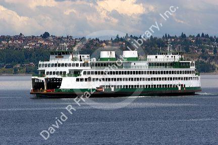Washington State Ferry near Seattle in Puget Sound.
