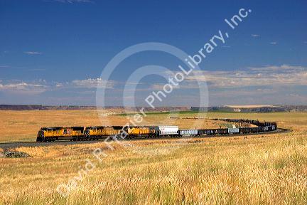 Union Pacific train in Elmore County, Idaho.
