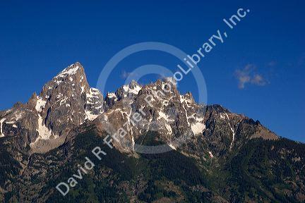 The Grand Teton Mountains in Wyoming.