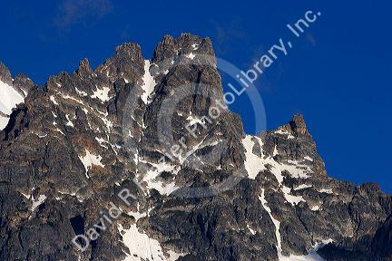 Peads of the Grand Teton Mountains, Wyoming.