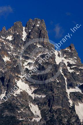 Peaks of the Grand Teton Mountains, Wyoming.