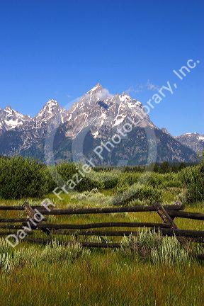 The Grand Teton Mountains, Wyoming.