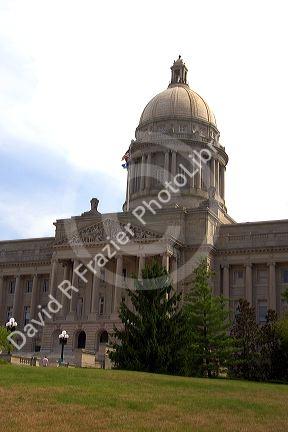 The state capitol building in Frankfort, Kentucky.
