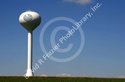 Water tower near Council Bluffs, Iowa.