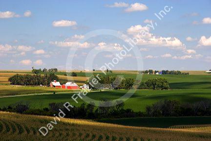 Farmland along US 6 in west central Iowa.