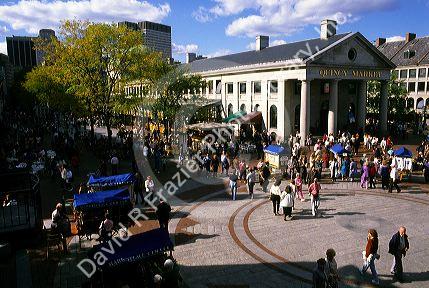 Quincy Market in Boston, Massachusetts.