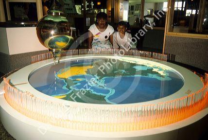 An earth pendulum at the Cumberland Museum in Nashville, Tennessee.