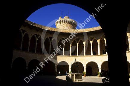 The Bellver Castle at Palma de Majorca in Spain.