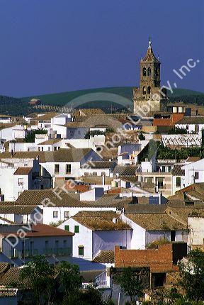 The white village of Castro Del Rio, Spain.