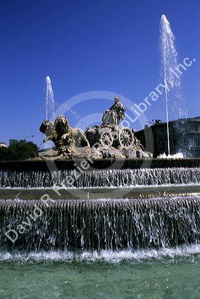 Plaza de la Cibeles in Madrid, Spain.