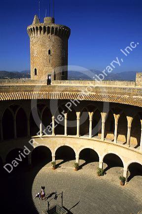 The Bellver Castle at Palma de Majorca in Spain.