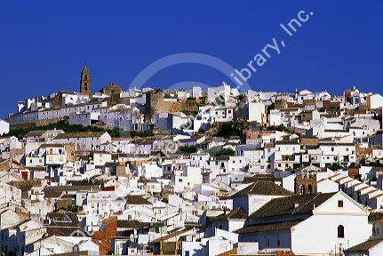 The white village of Baena, Spain.