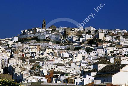 The white village of Baena, Spain.