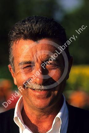 A portrait of an Italian man in Italy.