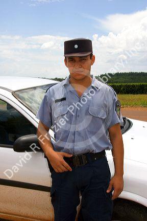 National police officer in Argentina.