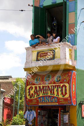 The La Boca area of Buenos Aires, Argentina.