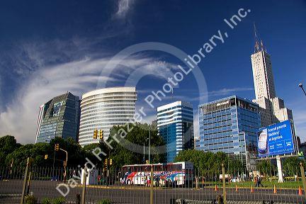 Modern office buildings in Buenos Aires, Argentina.