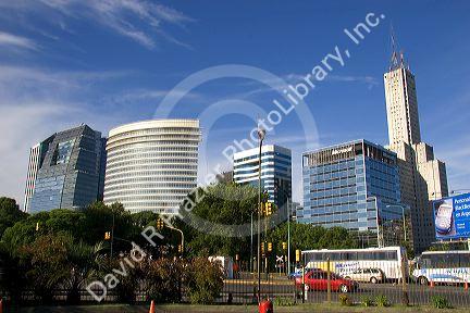 Modern office buildings in Buenos Aires, Argentina.