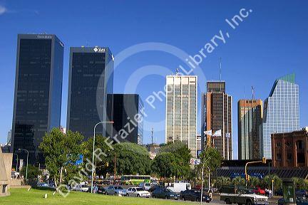 Modern office buildings in Buenos Aires, Argentina.