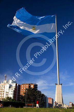 The Argentine flag in Aregentina.
