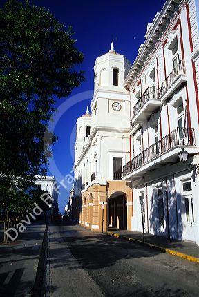 Buildings in Old San Juan, San Juan, Puerto Rico.