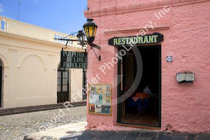 Restaurant in Colonia, Uraguay.