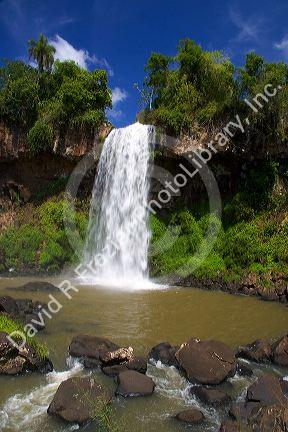 Small portion of Waterfalls at Iguazu, Argentina.