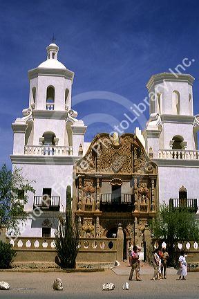 Mission San Xavier del Bac in Tucson, Arizona.