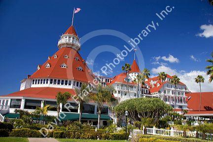 Hotel del Coronado on Coronado Island near San Diego, California.