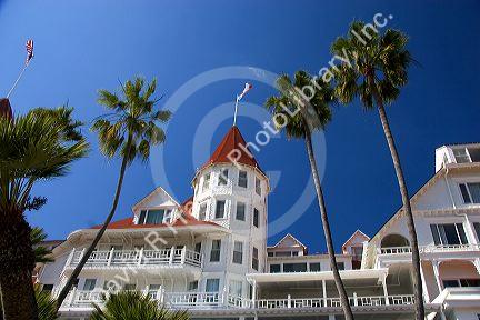 Hotel del Coronado on Coronado Island near San Diego, California.