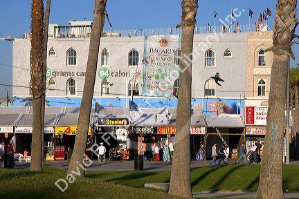 Flea market at Venice Beach in Los Angeles, California.